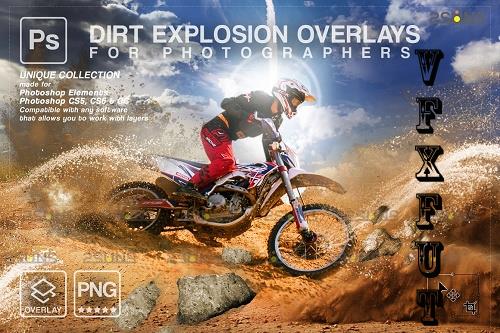 Dirt Explosion Photo Overlays V2 - 7328668