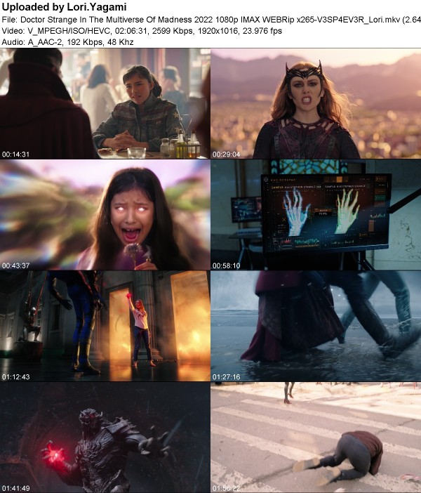 Doctor Strange In The Multiverse Of Madness (2022) 1080p IMAX WEBRip x265-V3SP4EV3R
