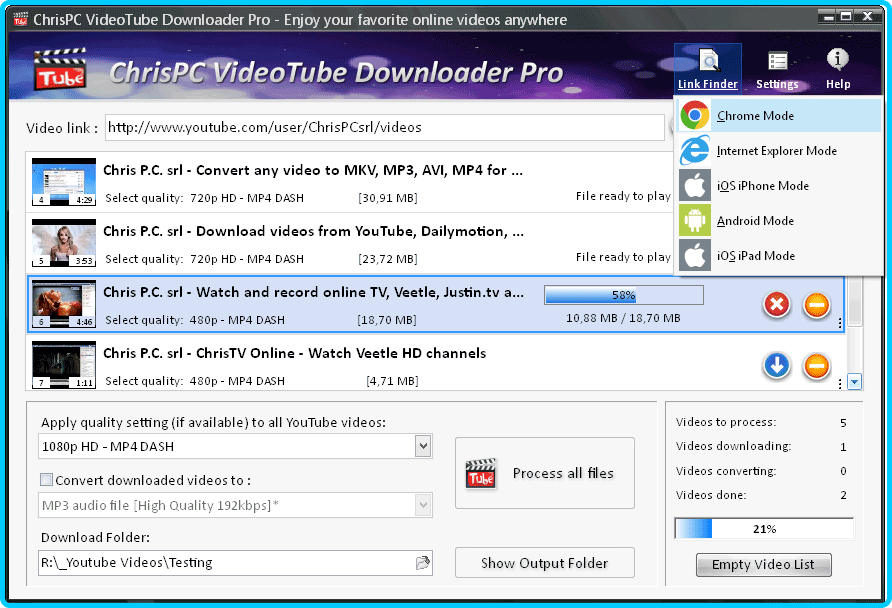 ChrisPC VideoTube Downloader Pro 14.22.0624 Multilingual F7966c762b641f34867237a2c67f0c1e