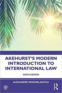 Akehurst's Modern Introduction to International Law Ed 9