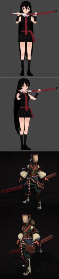 Akame Ga Kill and Stranger Feudal Japan The Shogunate Challenge 3D Print Model 