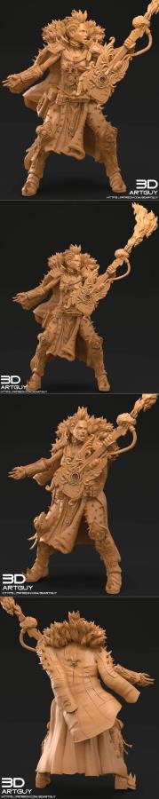 Zealot Punk 3D Print Model 
