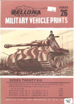 Bellona Military Vehicle Prints: series 26