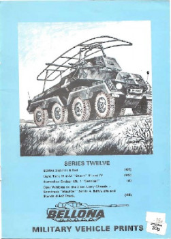 Bellona Military Vehicle Prints: series twelwe