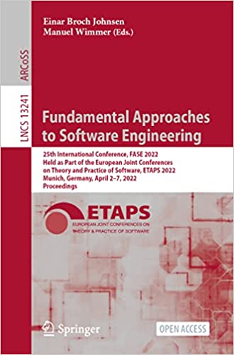 Fundamental Approaches to Software Engineering: 25th International Conference, FASE 2022
