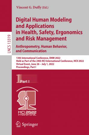 Digital Human Modeling and Applications in Health, Safety, Ergonomics and Risk Management. Anthropometry: 13th International