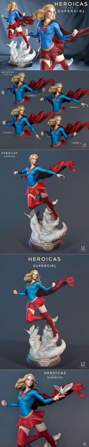 Supergirl 3D Print Model 