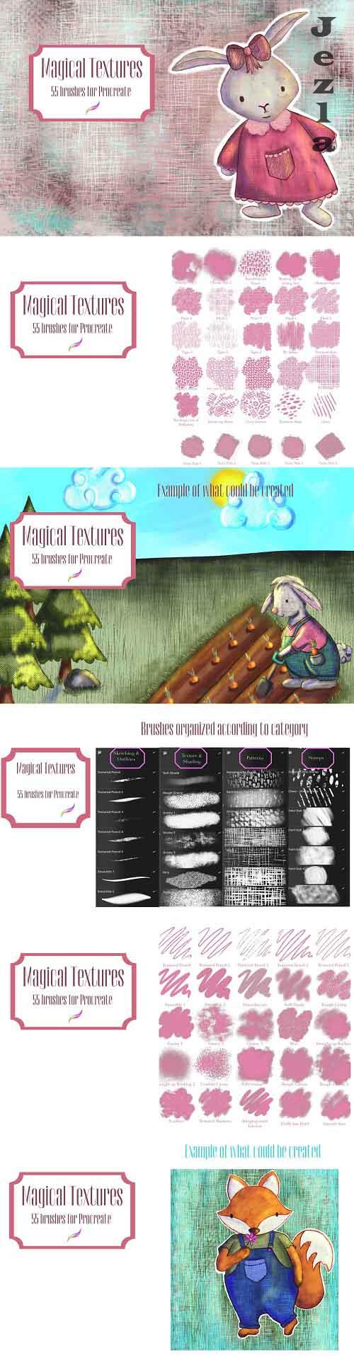 Magical Textures, procreate brushes - 7171795