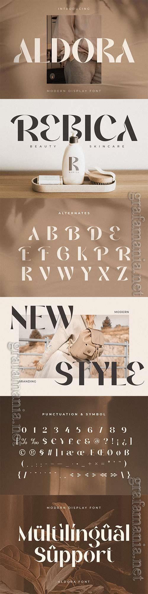 OTF Aldora - Modern Display Font