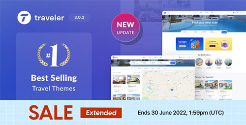 Travel v3.0.2 - Booking WordPress Theme - 10822683 - NULLED