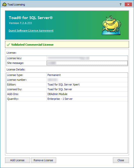 Toad for SQL Server 7.4.0.79 Xpert Edition (x86 - x64) 4bae8d7d5e38dce4c4712b060495f4e4