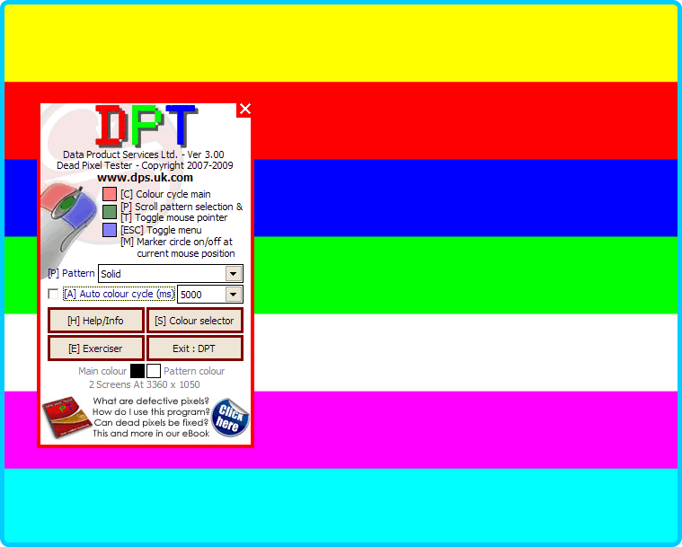 Dead Pixel Tester (DPT) v3.0 474ec17b940b67dbe9f7388a25c0d3f6