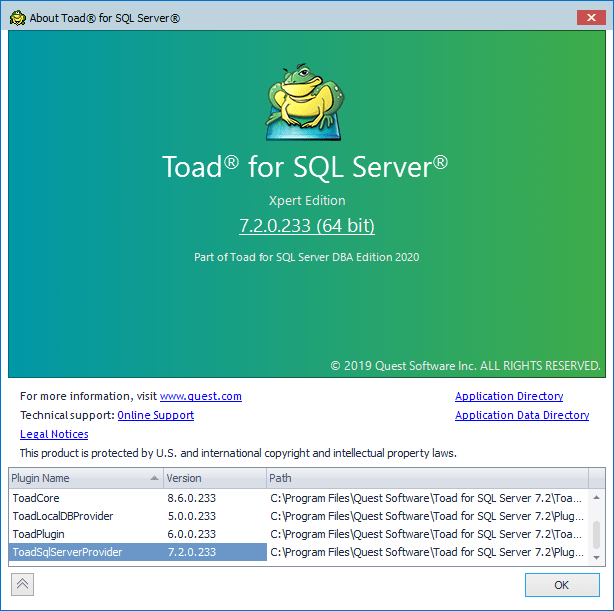 Toad for SQL Server 7.4.0.79 Xpert Edition (x86 - x64) 301e052c645ac55d03fe68543fa947fe