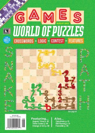 Games World of Puzzles   August 2022