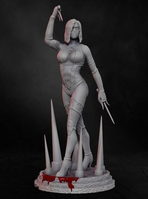 Mileena - Mortal Kombat 3D Print Model 