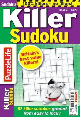PuzzleLife Killer Sudoku   Issue 27, 2022