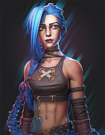 Gumroad - Jinx Character Creation in Blender