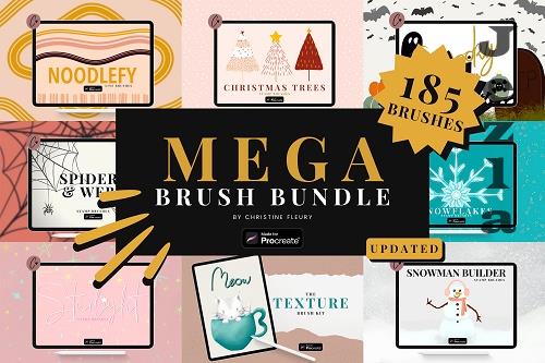 Mega Brush Bundle for Procreate - 1042014