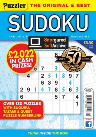 Puzzler Sudoku – Issue 229, 2022