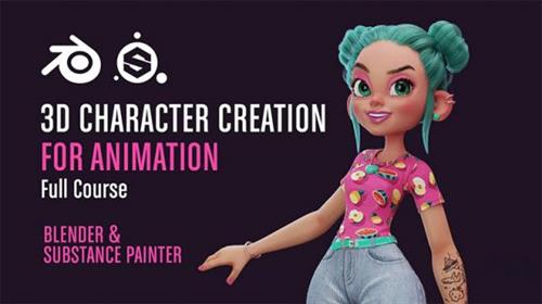 Gumroad - 3D Character Creation for animation in Blender & Substance Painter