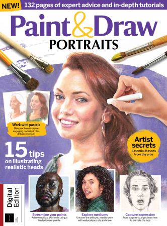 Paint & Draw Portraits   Third Edition 2022