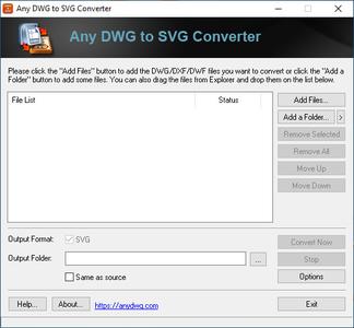 Any DWG to SVG Converter 2023.0