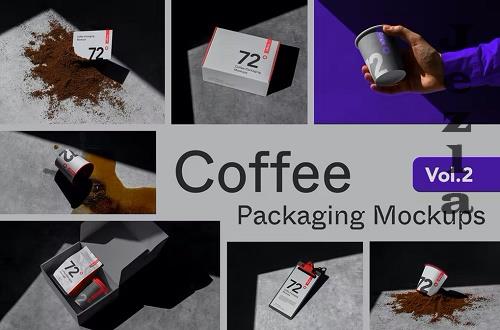 Origin Coffee Packaging Mockups Vol. 2