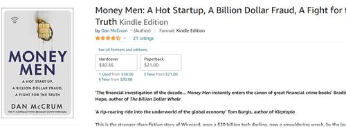 Money Men A Hot Startup, A Billion Dollar Fraud, A Fight for the Truth