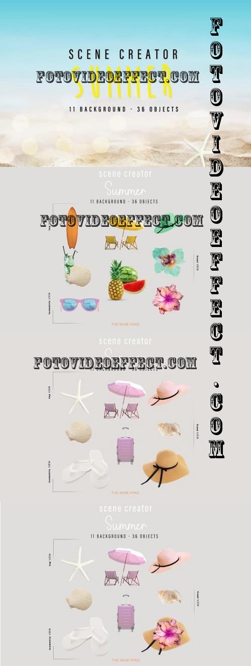Summer Scene Creator, Png Objects