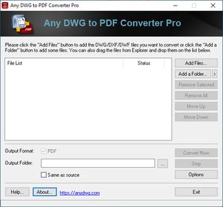 Any DWG to PDF Converter Pro 2023.0
