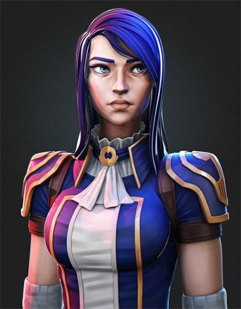 Gumroad - Caitlyn Character Creation in Blender