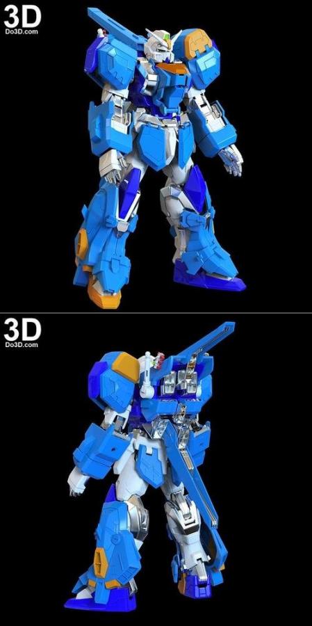 3D STL Duel Gundam Assault Shroud Full Body Armor