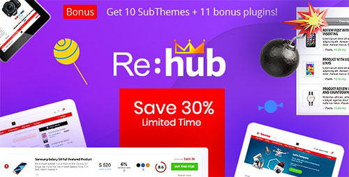 TF - REHub v17.9.7 - Price Comparison, Multi Vendor Marketplace Wordpress Theme - 7646339 - NULLED