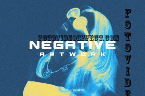 Negative Artwork Photo Effect - 6AUR79Y