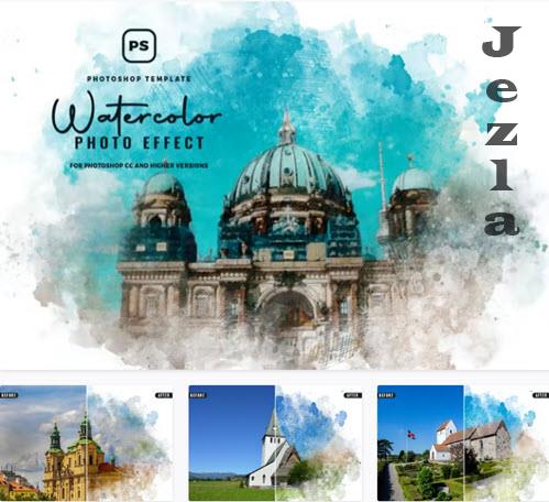 Watercolor Photo Effect - HEDQUME