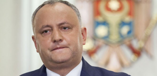В Молдове выдвинули обвинение бывшему пророссийскому президенту Додону