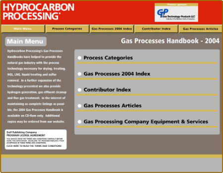 Hydrocarbon Processing  Gas Processes Handbook 2004