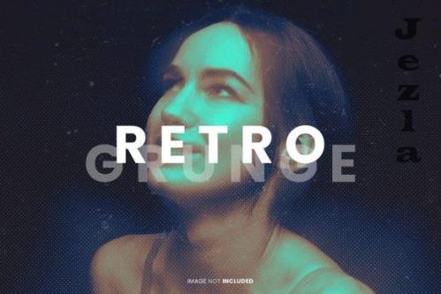 Retro Grunge Photo Effect - K7R46F7 Retro Grunge Photo Effect - K7R46F7