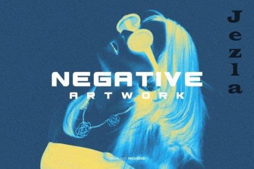 Negative Artwork Photo Effect - 6AUR79Y Negative Artwork Photo Effect - 6AUR79Y