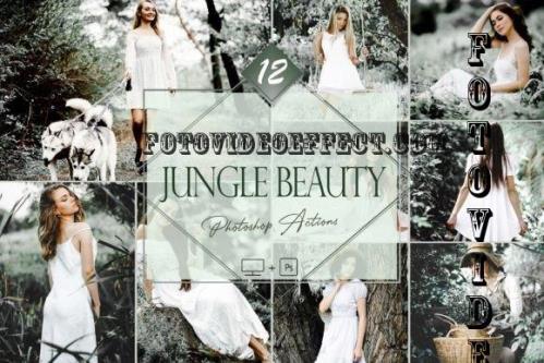 12 Photoshop Actions, Jungle Beauty Ps