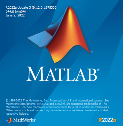 MathWorks MATLAB R2022a v9.12.0.1975300 Update 3 Only (x64)