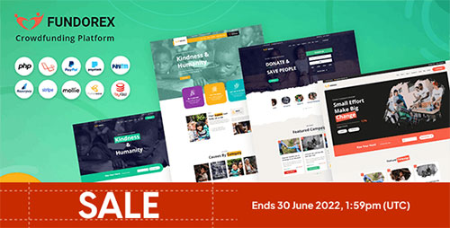 CodeCanyon - Fundorex v1.3.0 NULLED - Crowdfunding Platform - 33286096