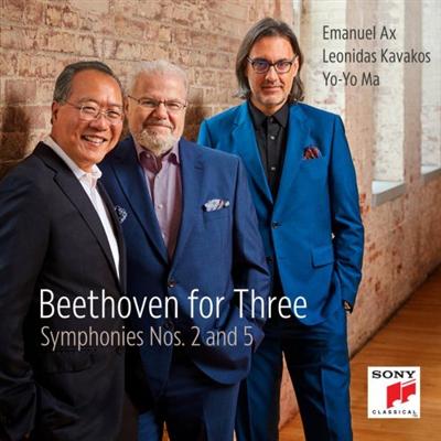 Yo Yo Ma, Leonidas Kavakos & Emanuel Ax   Beethoven for Three: Symphonies Nos. 2 and 5 (2022) MP3