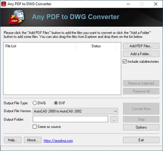 Any PDF to DWG Converter 2023.0 Portable