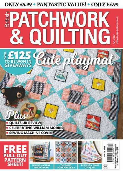 Patchwork & Quilting UK №335 July 2022