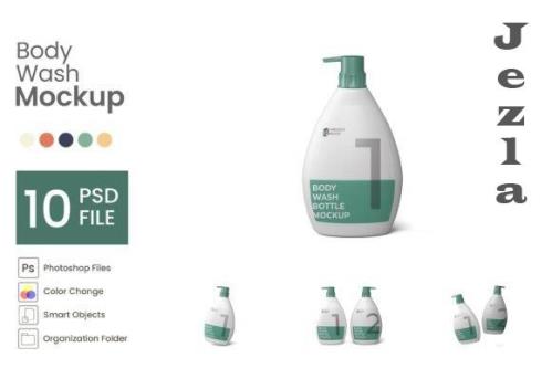 Body Wash Mockup