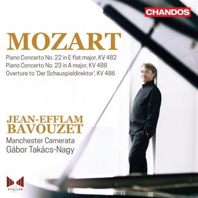 Jean Efflam Bavouzet ManchesterCamerata&Gábor Takás Nagy Mozart:Piano Concerto No.22,K.482&No.23,K.488 (2022) MP3