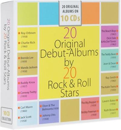 VA   20 Original Debut Albums by 20 Rock & Roll Stars [10CDs Box Set] (2017) MP3