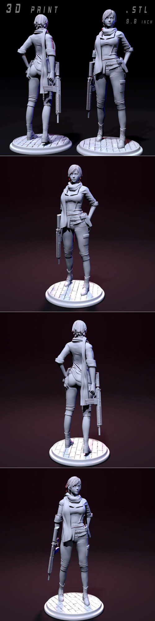 Sherry Birkin 3D STL 