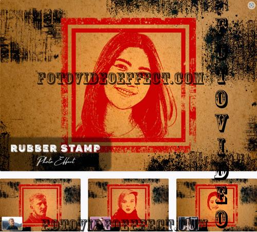 Rubber Stamp Photoshop Action